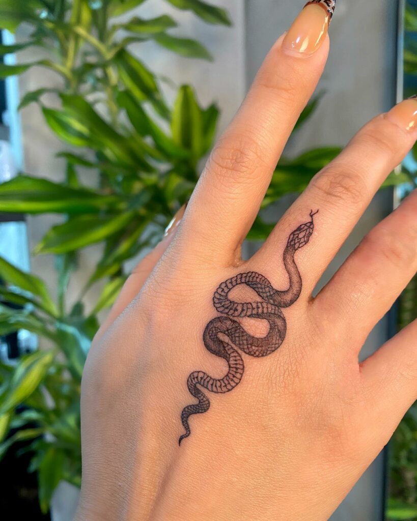 Small Snake Tattoo