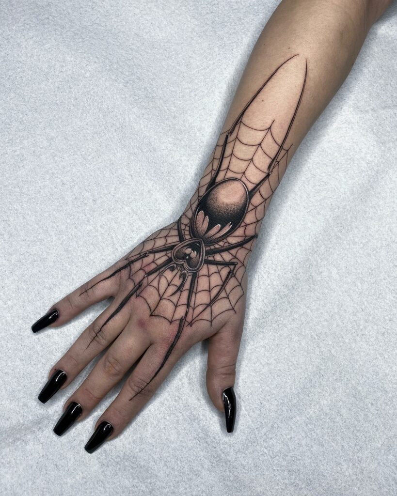 Spider Web Tattoo