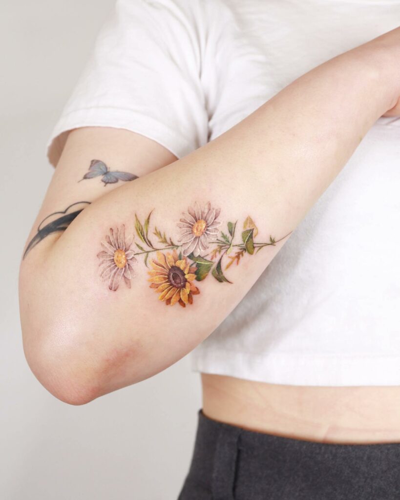 Sunflower Tattoo