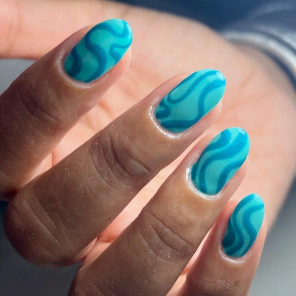 Lovely Beach Nail Art 