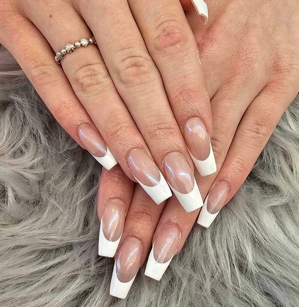 Simply Chic Long French Nails