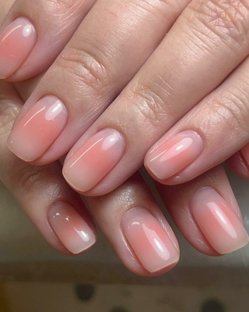 Clear Pink Short Nail