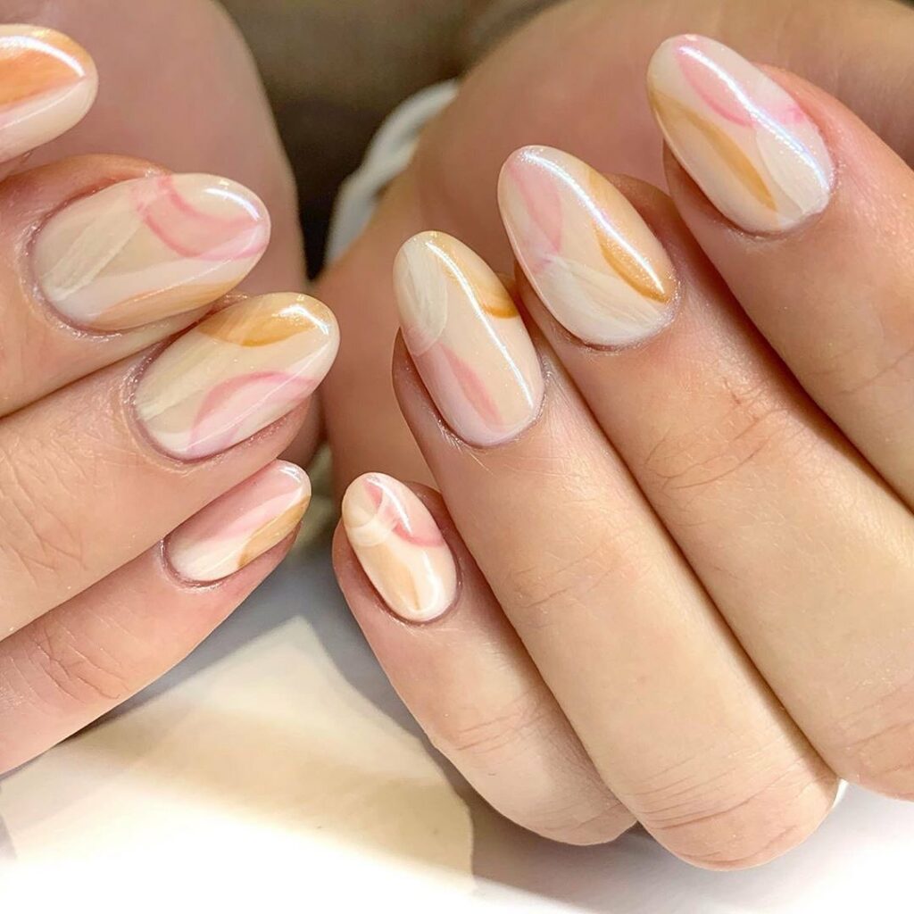 Champagne Bubbles Nails