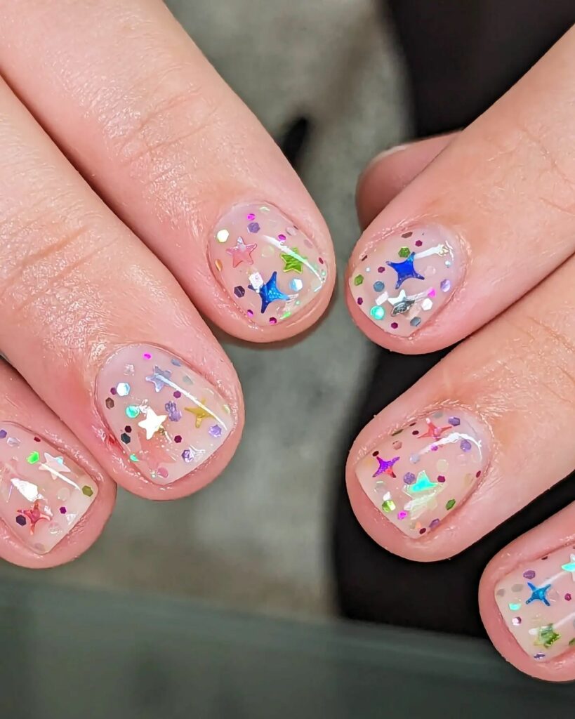 Confetti Nails