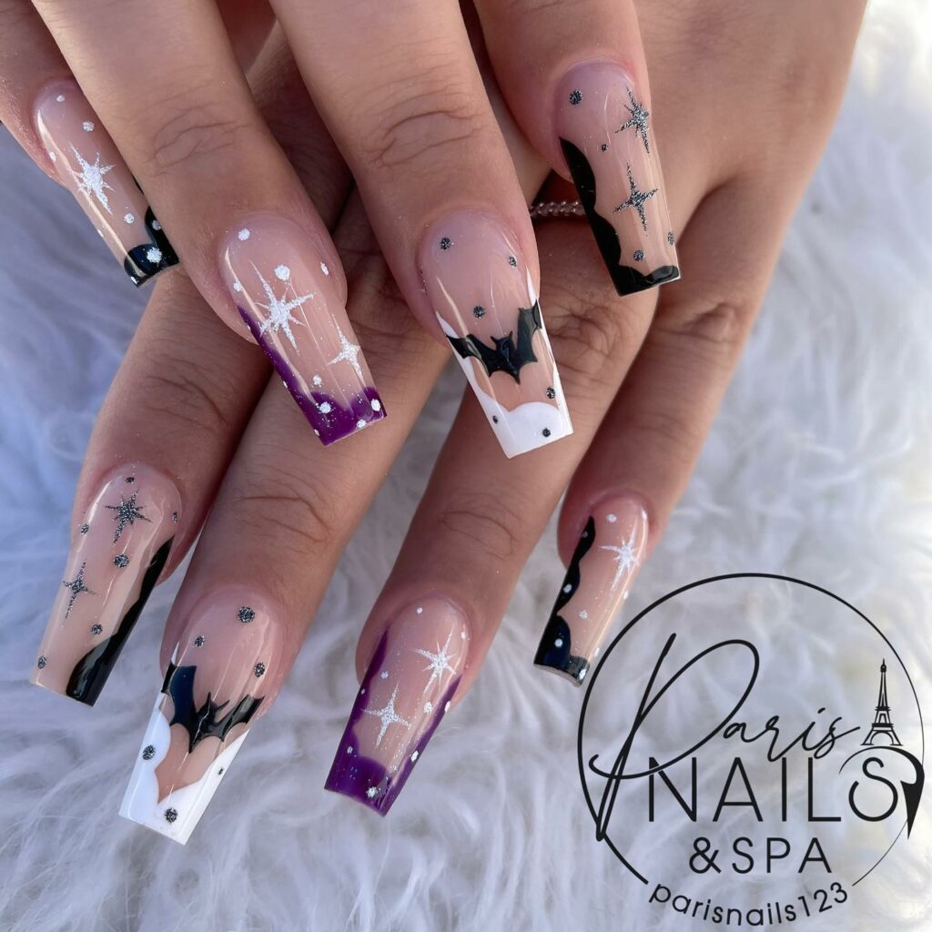 Black Bat Nails