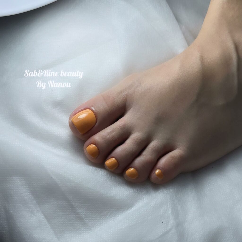 Cheesy Toe Nails