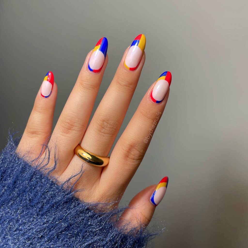 Cute Retro Summer Nails