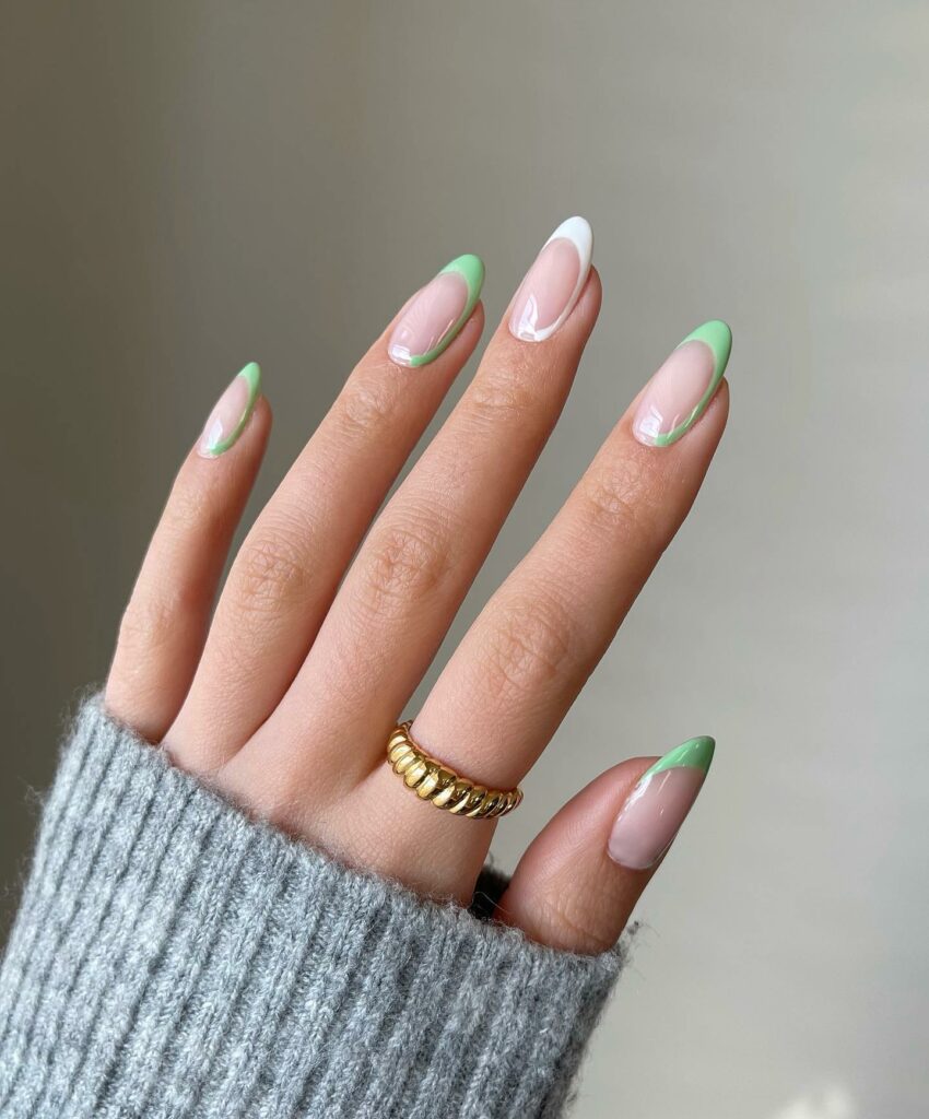 French Mint Green Prom Nails for a Unique Twist