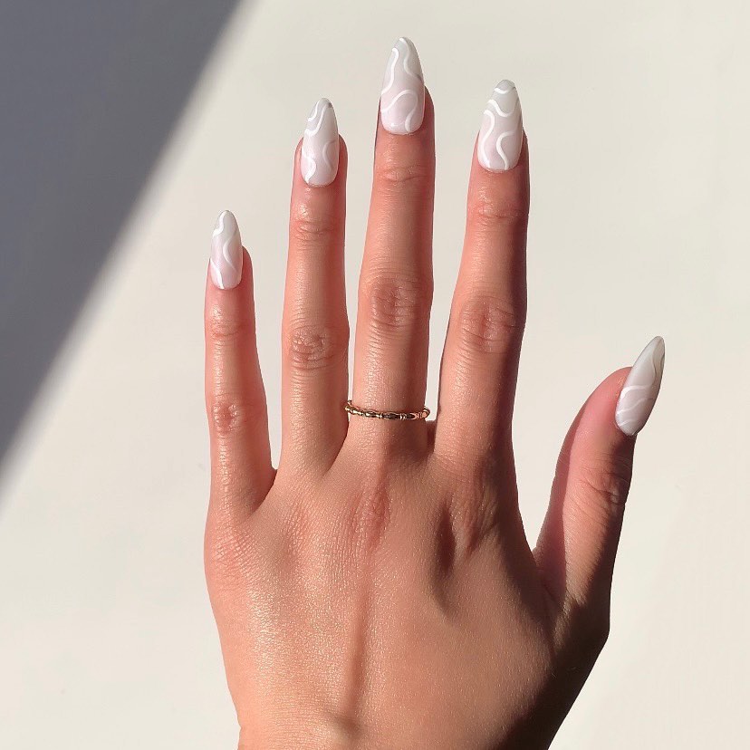 Milky White Tips