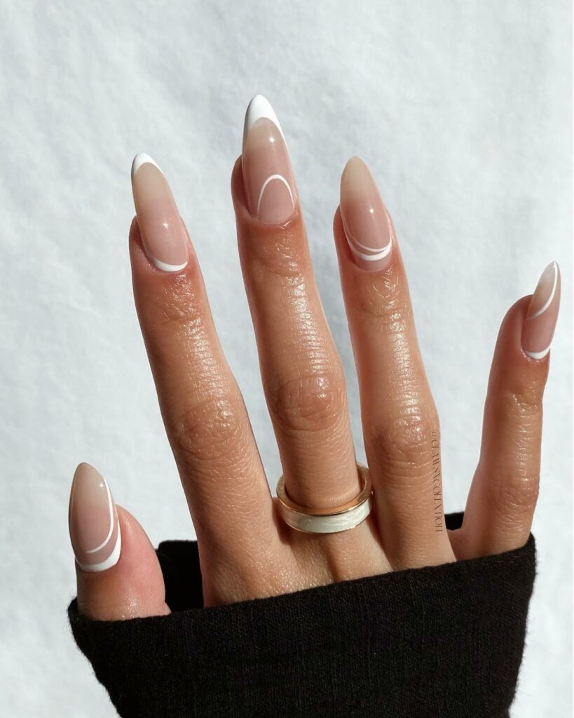 Natural Stiletto Nails