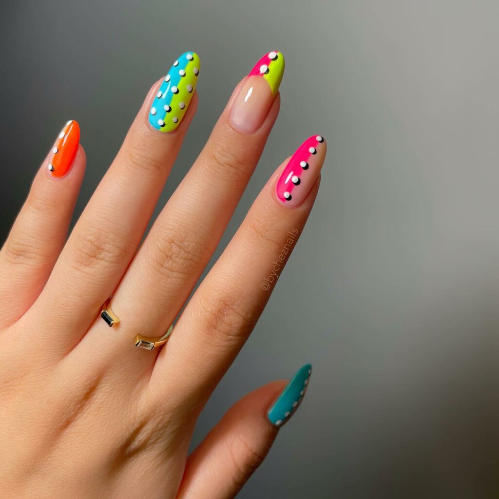 Neon Summer Nails