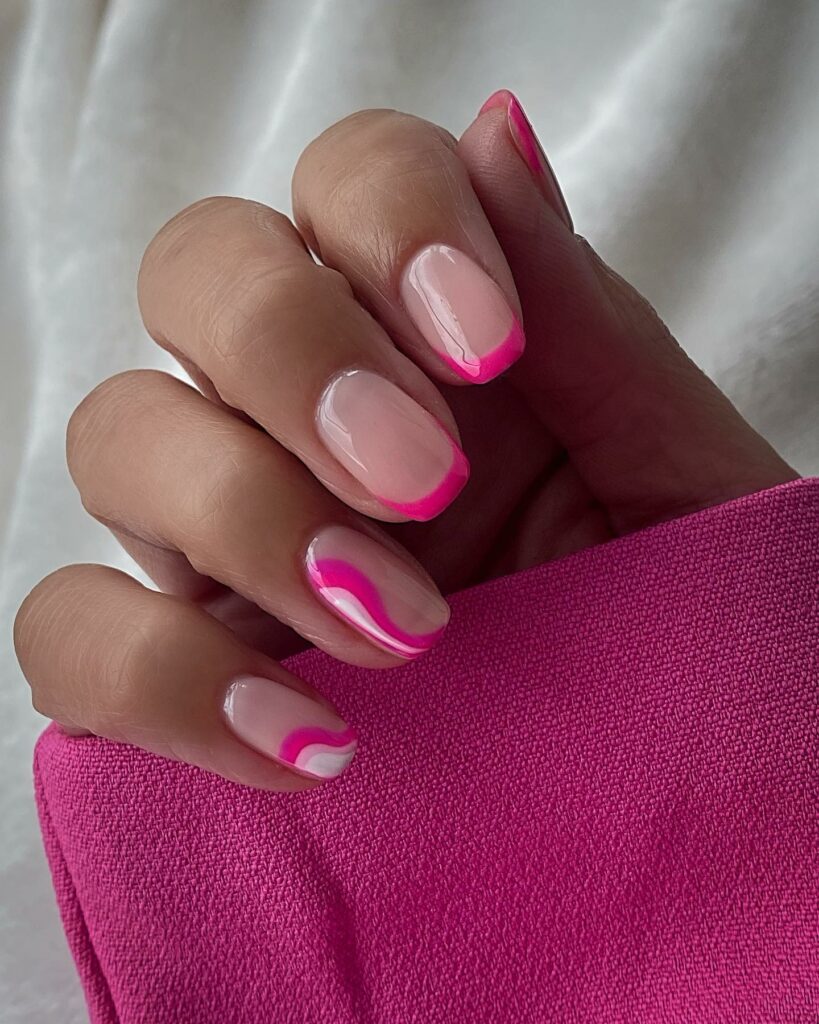 French Pink Nails