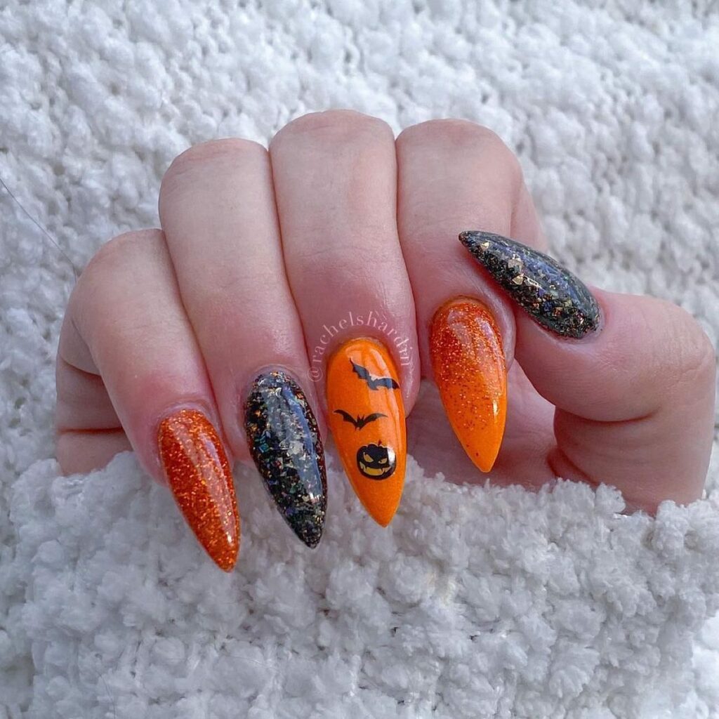 Pumpkin Patch Nails