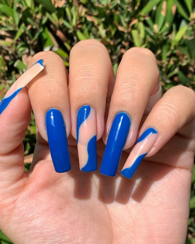 Royal Blue Nails