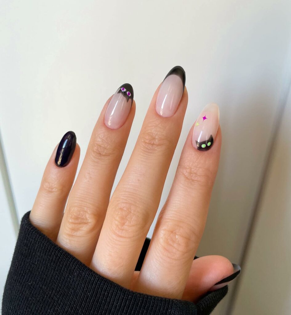 Split Oval Nails