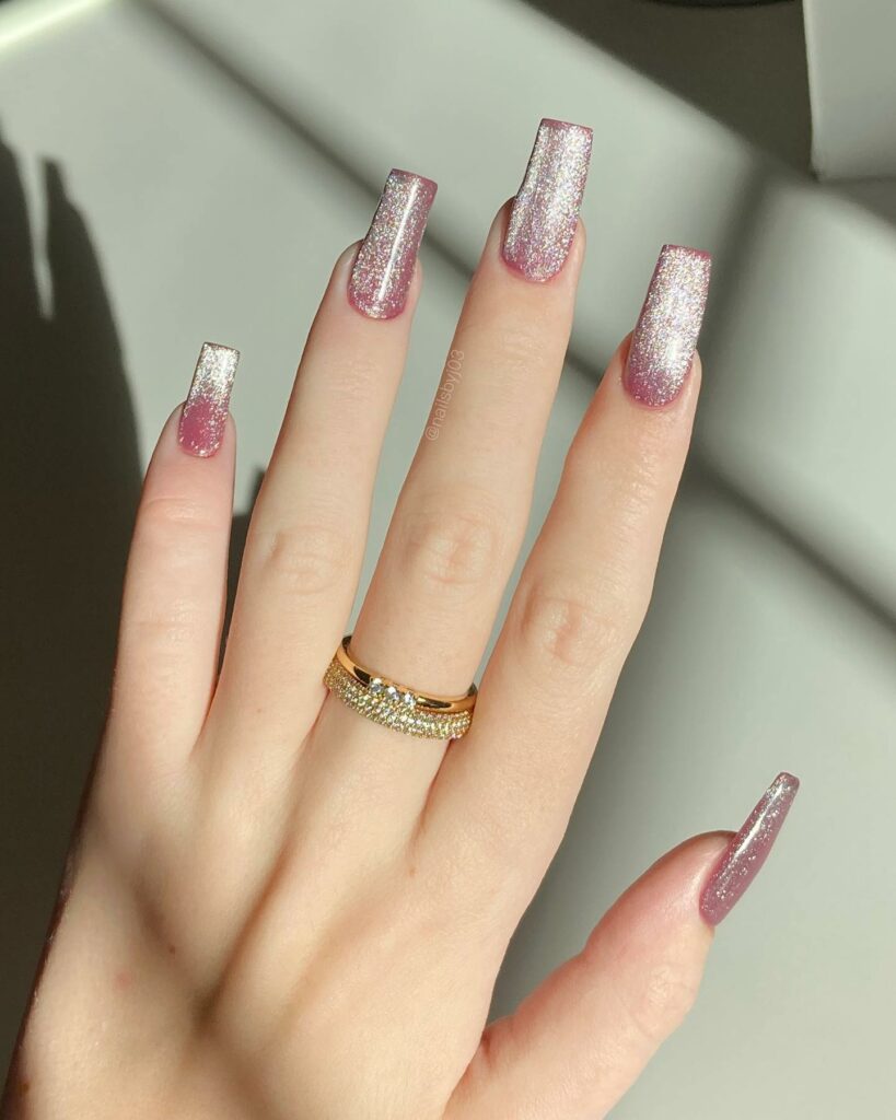 Rose Pink Nails