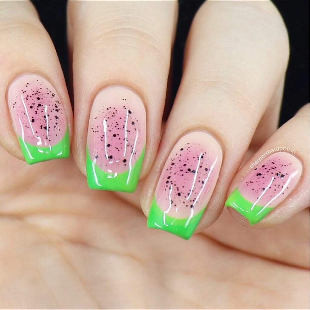 Watermelon Nails