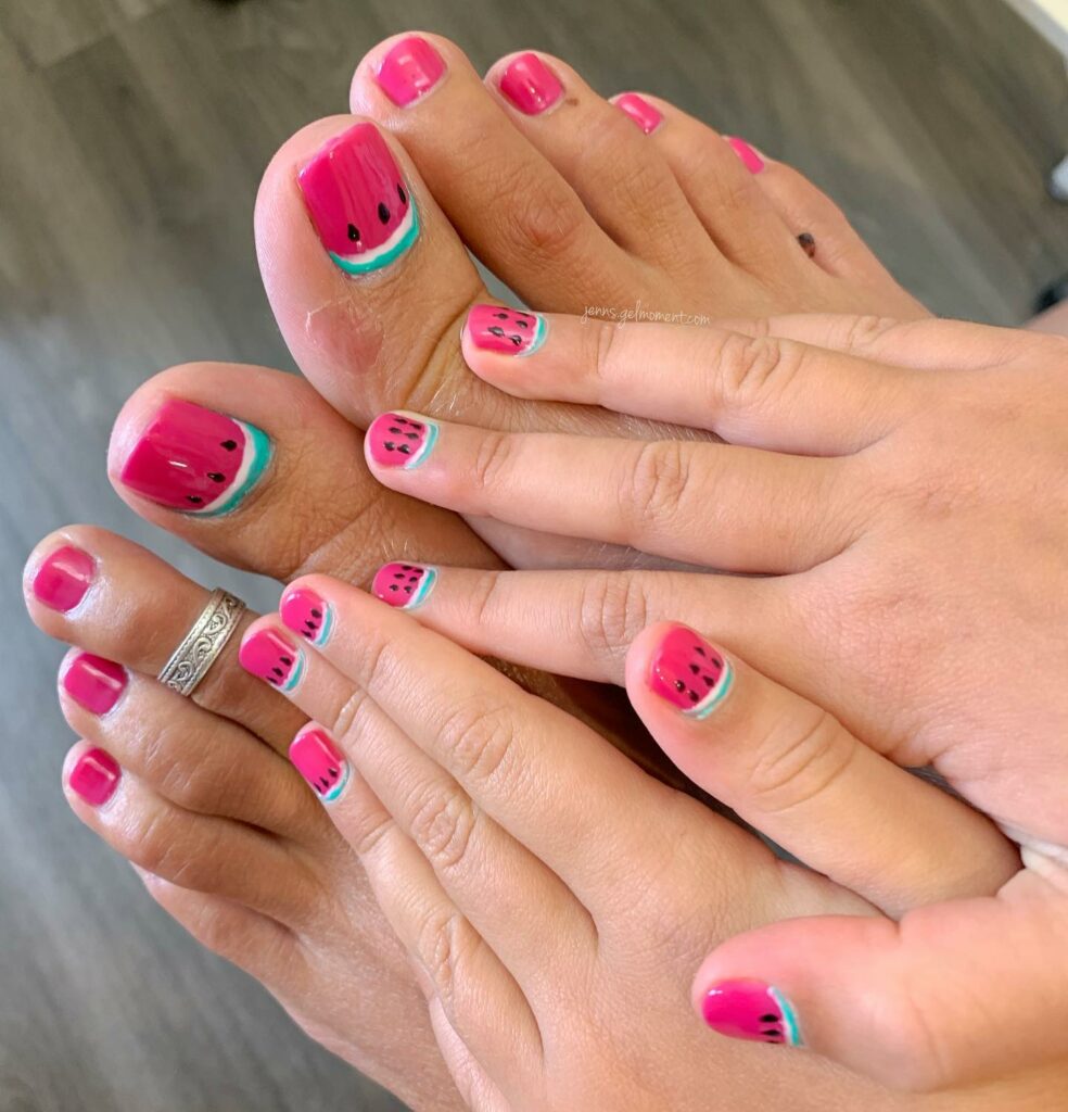 Watermelon Pedicure