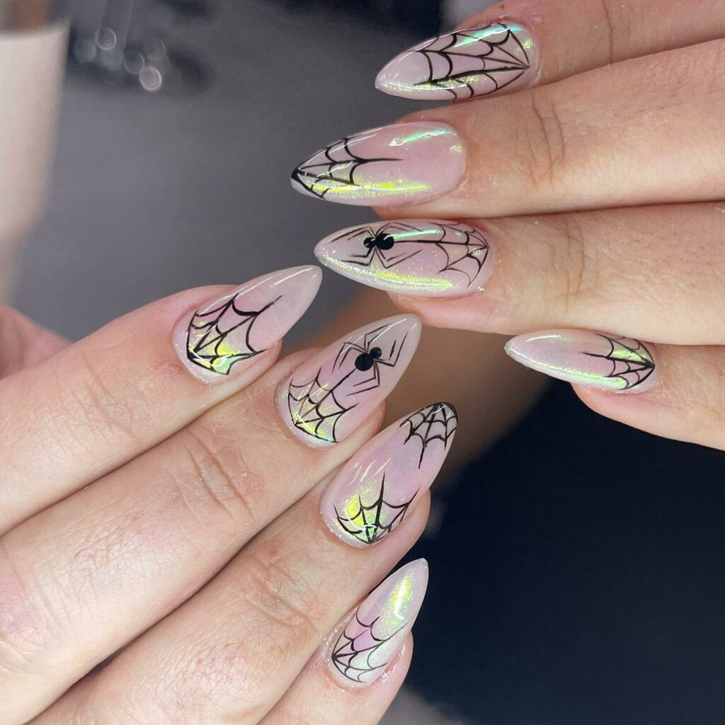 asymmetrical web nails