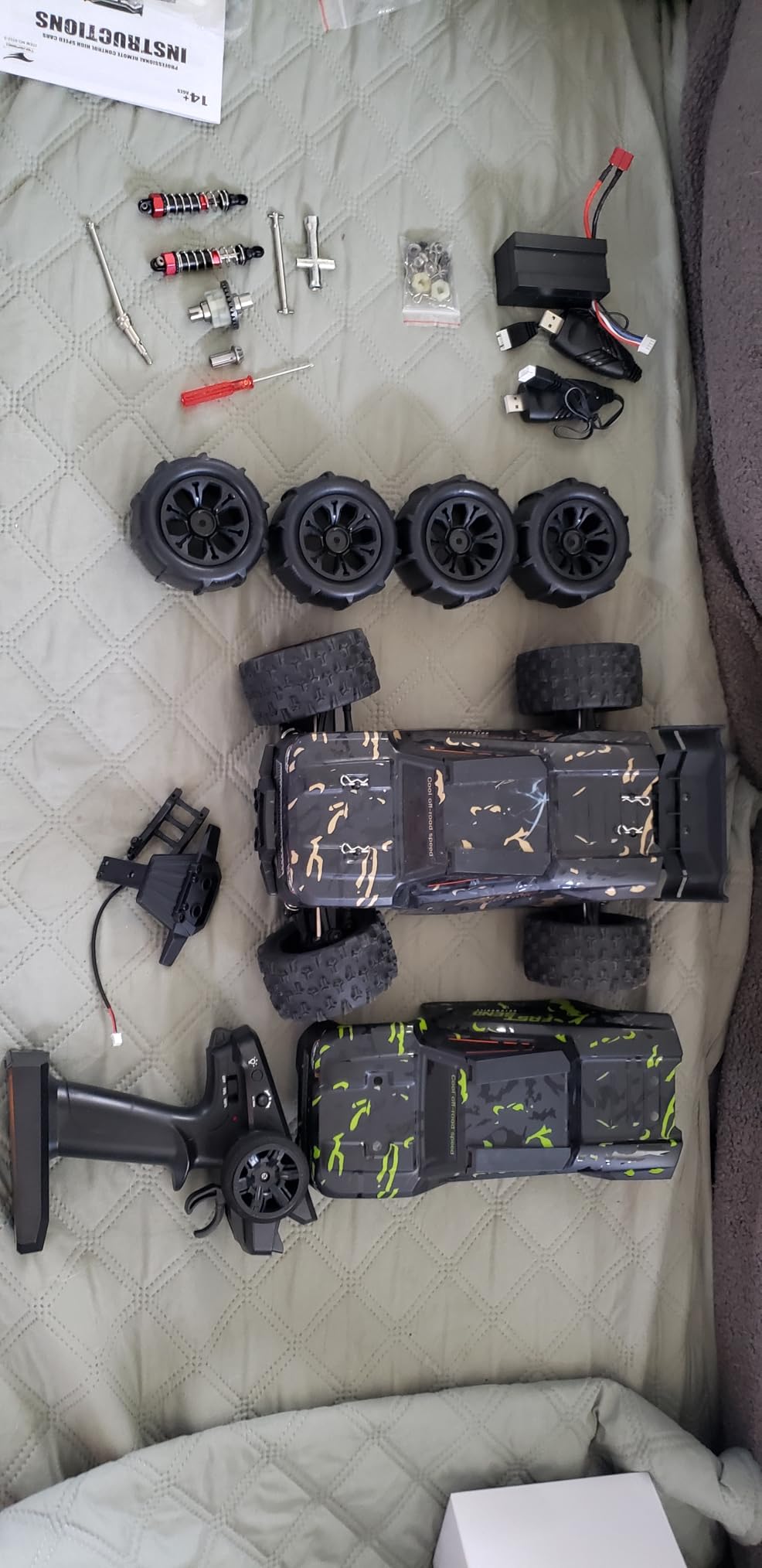 WIAORCHI 50+ MPH Brushless Monster - Best Extreme Speed Under $150
