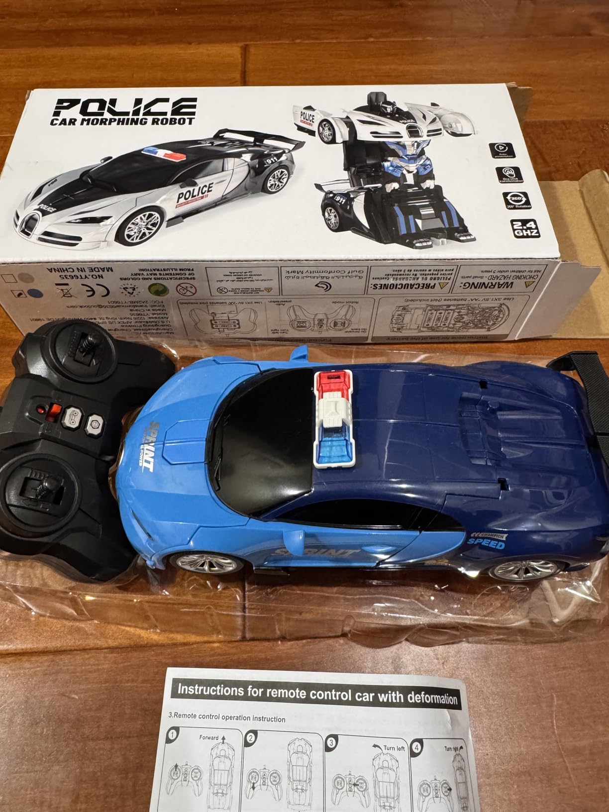 AONEPTR Transforming Robot Car - Best Unique Feature Car