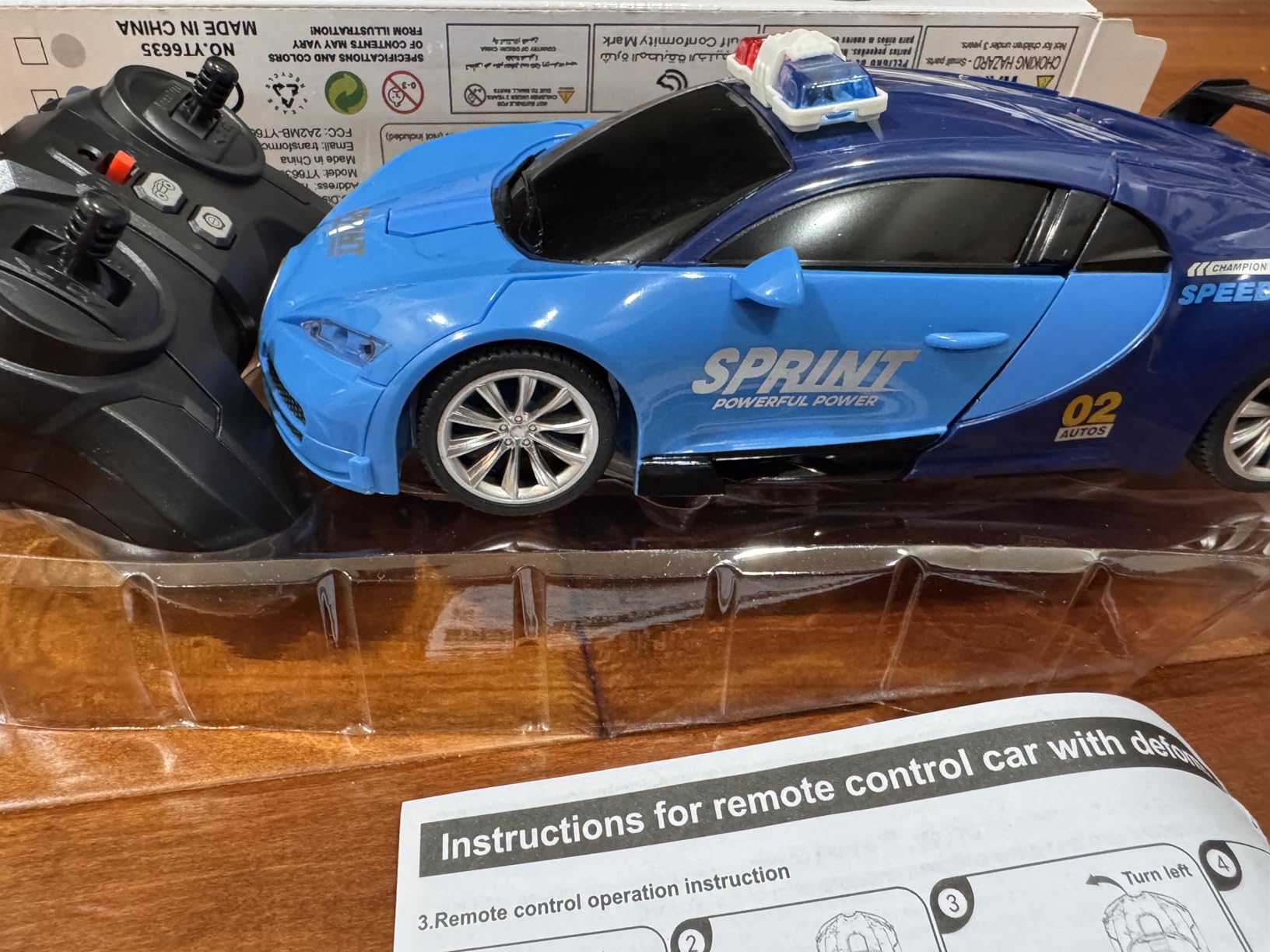 AONEPTR Transforming Robot Car - Best Unique Feature Car