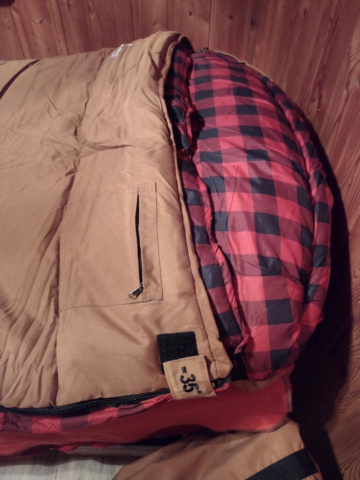 TETON Sports Deer Hunter -35F and 0F Degree Sleeping Bag. Warm and Comfortable Camping Sleeping Bags, Teton Tough Canvas Shell for Camping, Hunting, and Cold Weather - Customer Photo 1