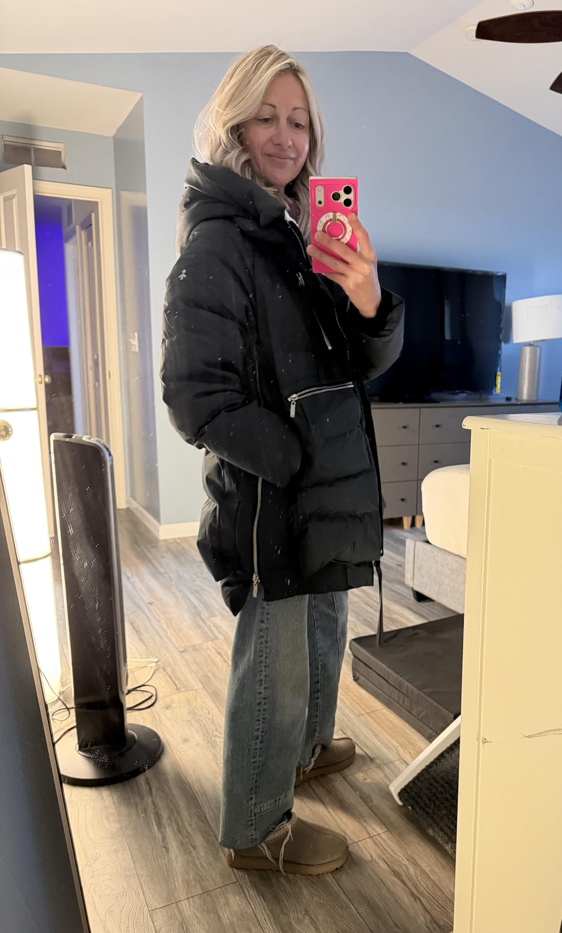Orolay Women's Thickened Down Jacket Customer Review Orolay Women's Thickened Down Jacket - Customer Photo 1
