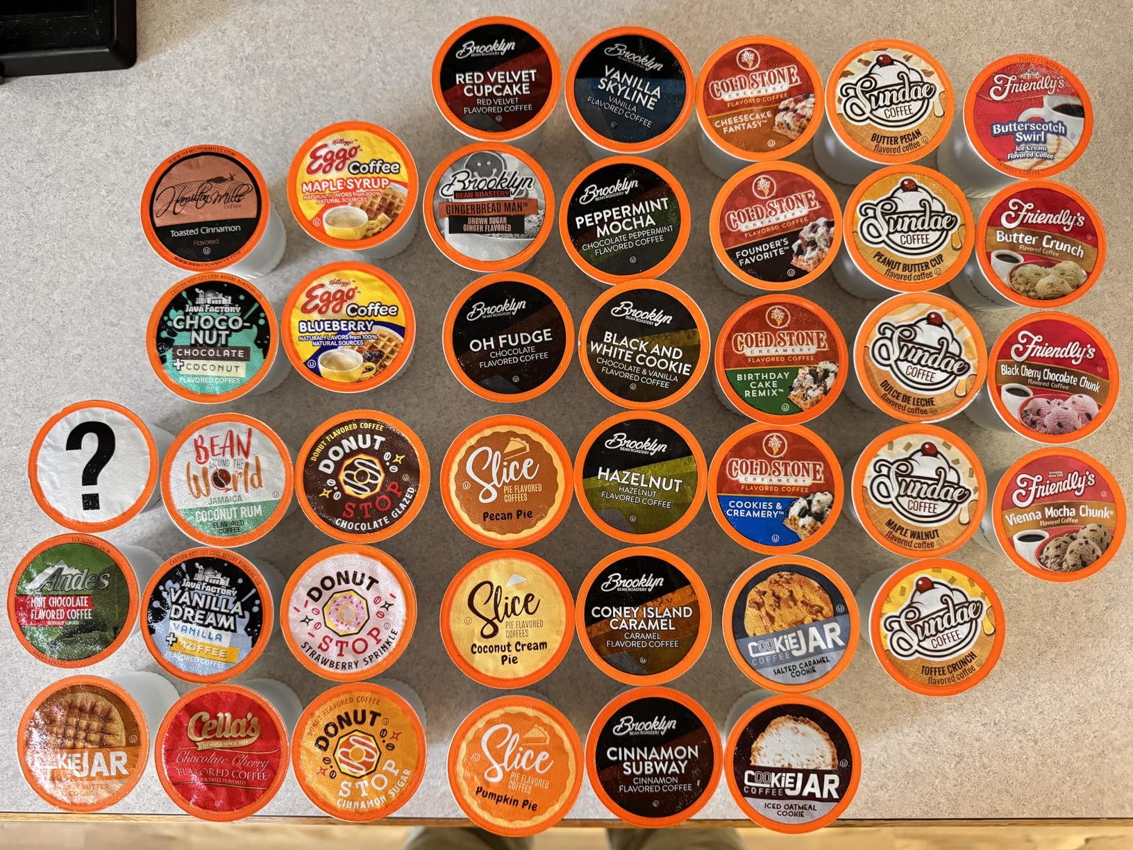 Two Rivers Coffee Flavored Coffee Pods Compatible with Keurig K Cup Brewers, Assorted Variety Pack Flavored Coffee, 40 Count Customer Review Two Rivers Coffee Flavored Coffee Pods Compatible with Keurig K Cup Brewers, Assorted Variety Pack Flavored Coffee, 40 Count - Customer Photo 1
