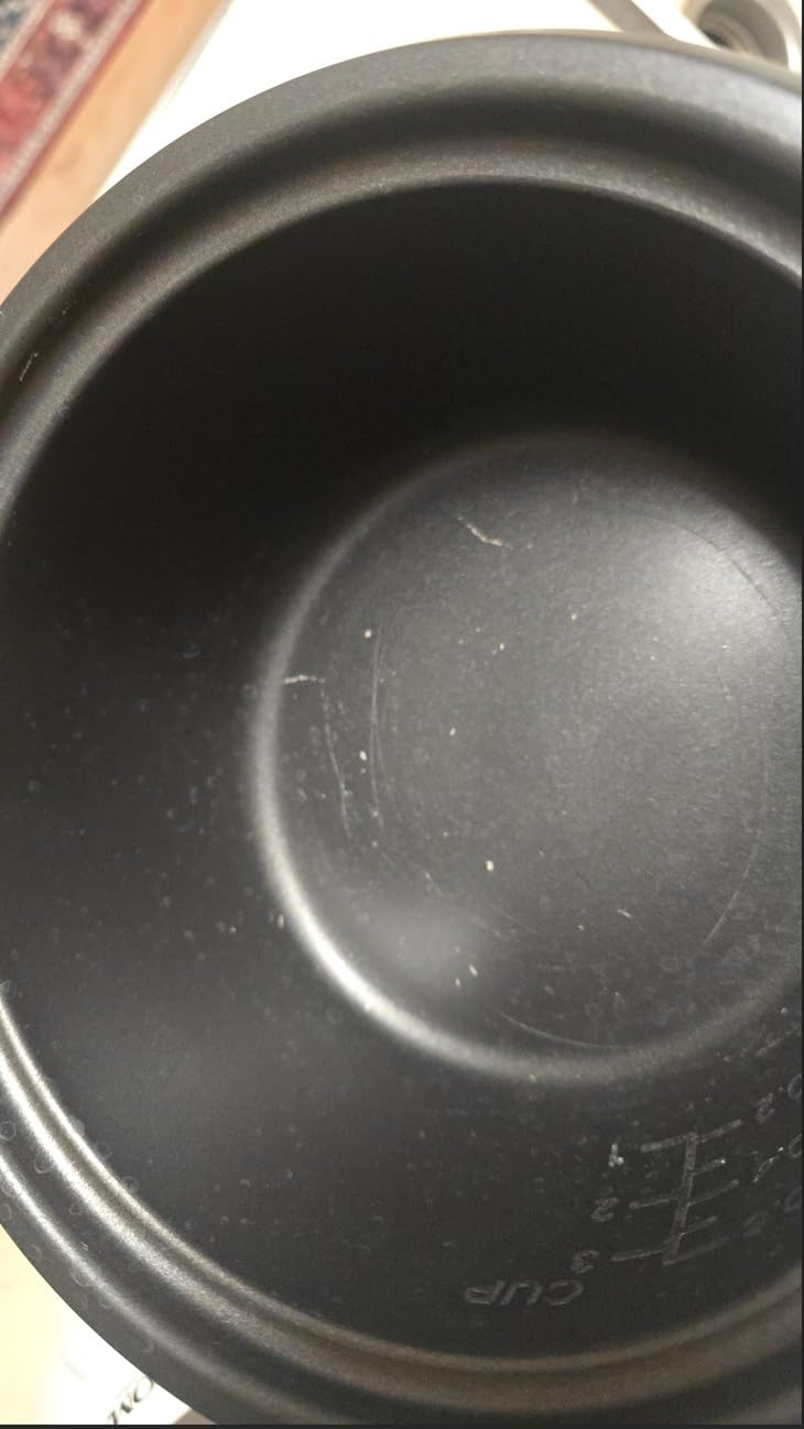 AROMA Rice Cooker, 3-Cup (Uncooked) / 6-Cup (Cooked), Small Rice Cooker, Oatmeal Cooker, Soup Maker, Auto Keep Warm, 1.5 Qt, White, ARC-363NG Customer Review AROMA Rice Cooker, 3-Cup (Uncooked) / 6-Cup (Cooked), Small Rice Cooker, Oatmeal Cooker, Soup Maker, Auto Keep Warm, 1.5 Qt, White, ARC-363NG - Customer Photo 4