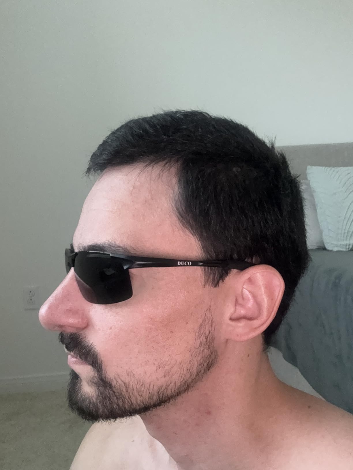 DUCO Mens Sports Polarized Sunglasses UV Protection Sunglasses for Men 8177s Customer Review DUCO Mens Sports Polarized Sunglasses UV Protection Sunglasses for Men 8177s - Customer Photo 2