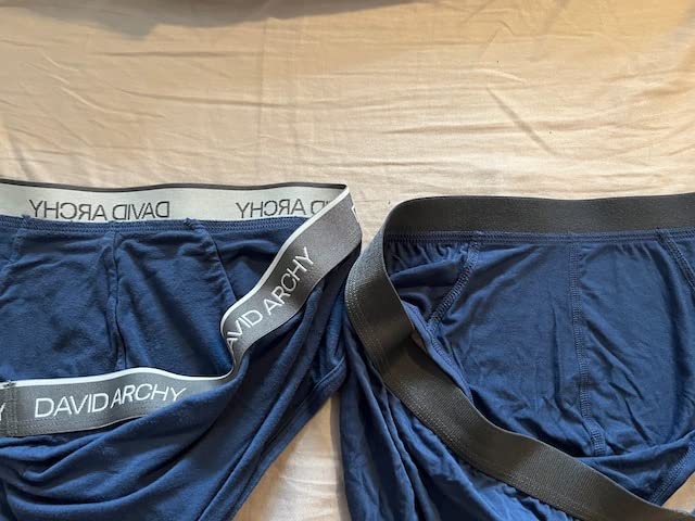 DAVID ARCHY Men's Underwear Briefs Rayon Made from Bamboo Wicking-Moisture Support Pouch Soft Underwear for Men 4 or 7 Pack Customer Review DAVID ARCHY Men's Underwear Briefs Rayon Made from Bamboo Wicking-Moisture Support Pouch Soft Underwear for Men 4 or 7 Pack - Customer Photo 1