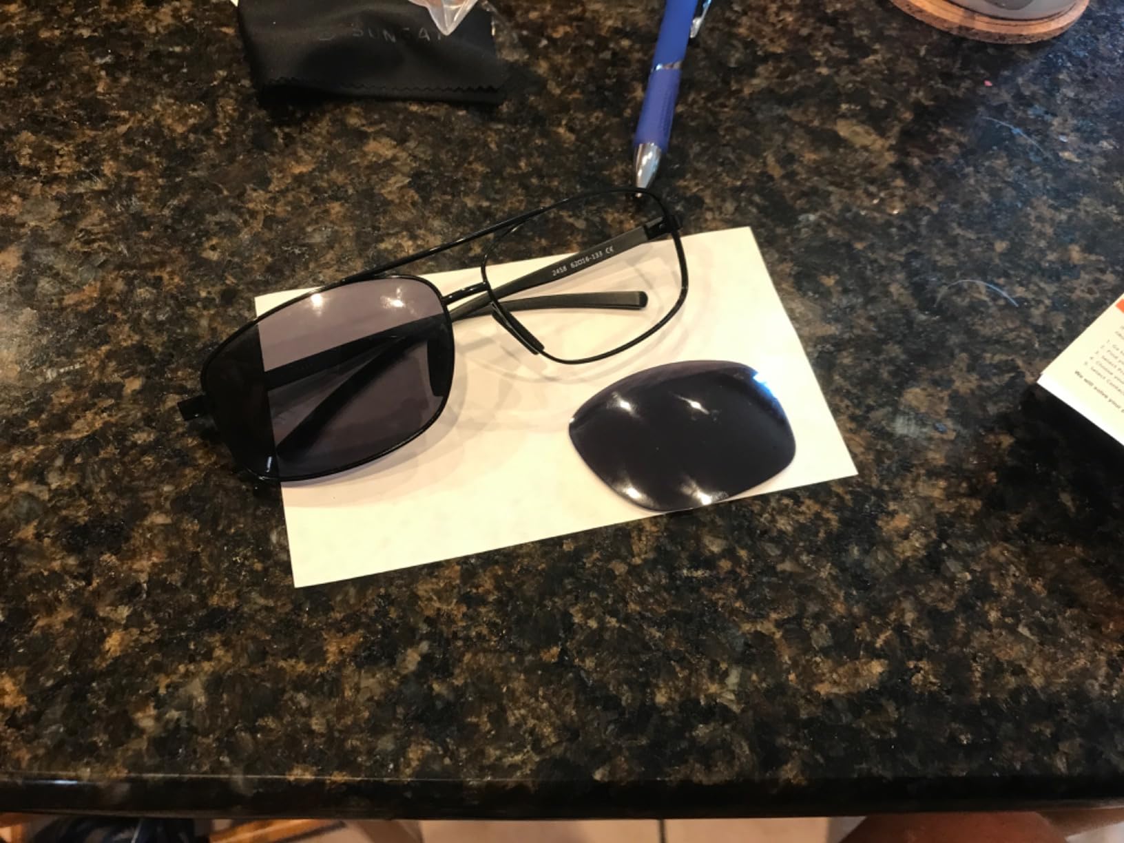 SUNGAIT Ultra Lightweight Rectangular Polarized Sunglasses UV400 Protection Customer Review SUNGAIT Ultra Lightweight Rectangular Polarized Sunglasses UV400 Protection - Customer Photo 2