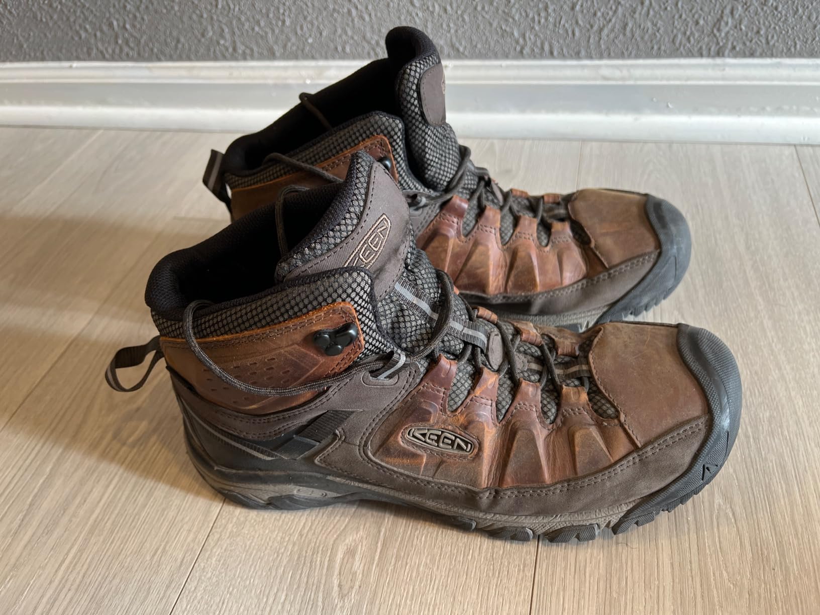 Men's Targhee Mid Height Waterproof Hiking Boots Customer Review Men's Targhee Mid Height Waterproof Hiking Boots - Customer Photo 2