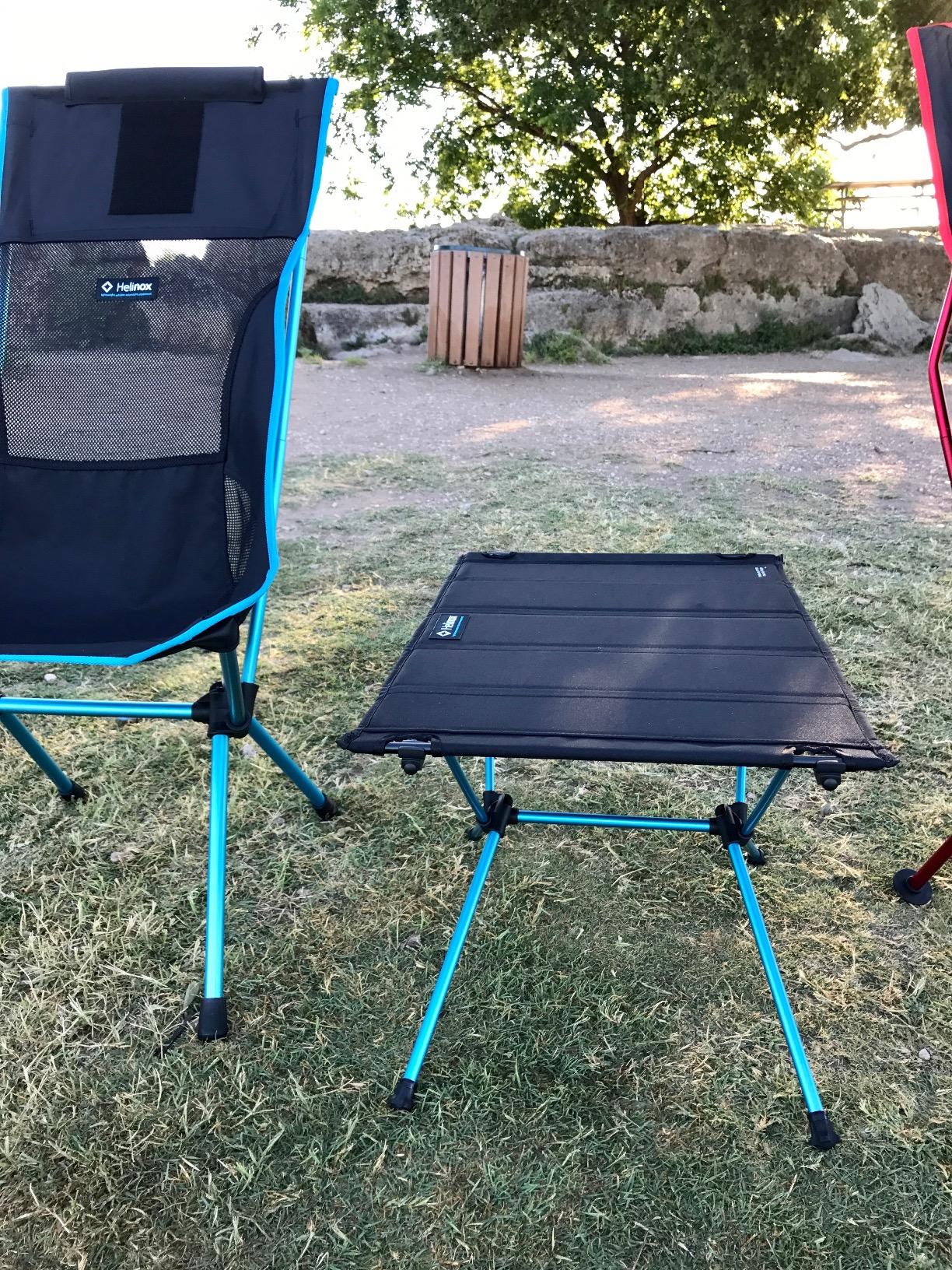 Helinox Table One Hard Top Lightweight, Collapsible, Portable, Outdoor Camping Table, Large - 29.5 x 22.5 Inches, Black Customer Review Helinox Table One Hard Top Lightweight, Collapsible, Portable, Outdoor Camping Table, Large - 29.5 x 22.5 Inches, Black - Customer Photo 3