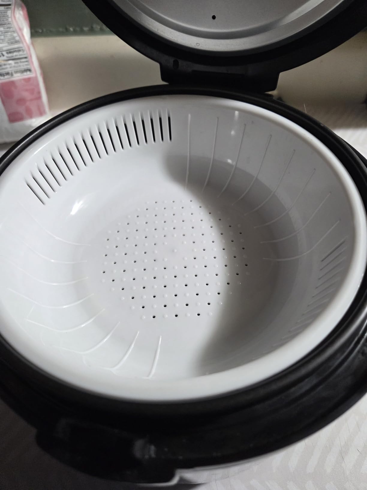 Hamilton Beach Digital Programmable Rice Cooker & Food Steamer, 8 Cups Cooked (4 Uncooked), With Steam & Rinse Basket, Stainless Steel (37518) Customer Review Hamilton Beach Digital Programmable Rice Cooker & Food Steamer, 8 Cups Cooked (4 Uncooked), With Steam & Rinse Basket, Stainless Steel (37518) - Customer Photo 1