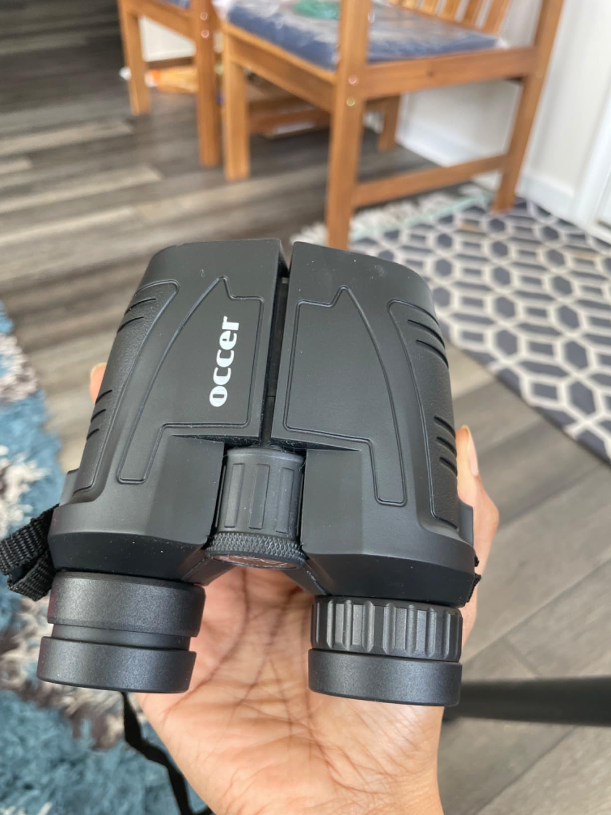 Occer 12x25 Compact Binoculars for Adults and Kids, Large Eyepiece Waterproof Binocular with Low Light Vision,High Powered Easy Focus Binoculars for Bird Watching,Outdoor Hunting,Travel,Sightseeing Customer Review Occer 12x25 Compact Binoculars for Adults and Kids, Large Eyepiece Waterproof Binocular with Low Light Vision,High Powered Easy Focus Binoculars for Bird Watching,Outdoor Hunting,Travel,Sightseeing - Customer Photo 3