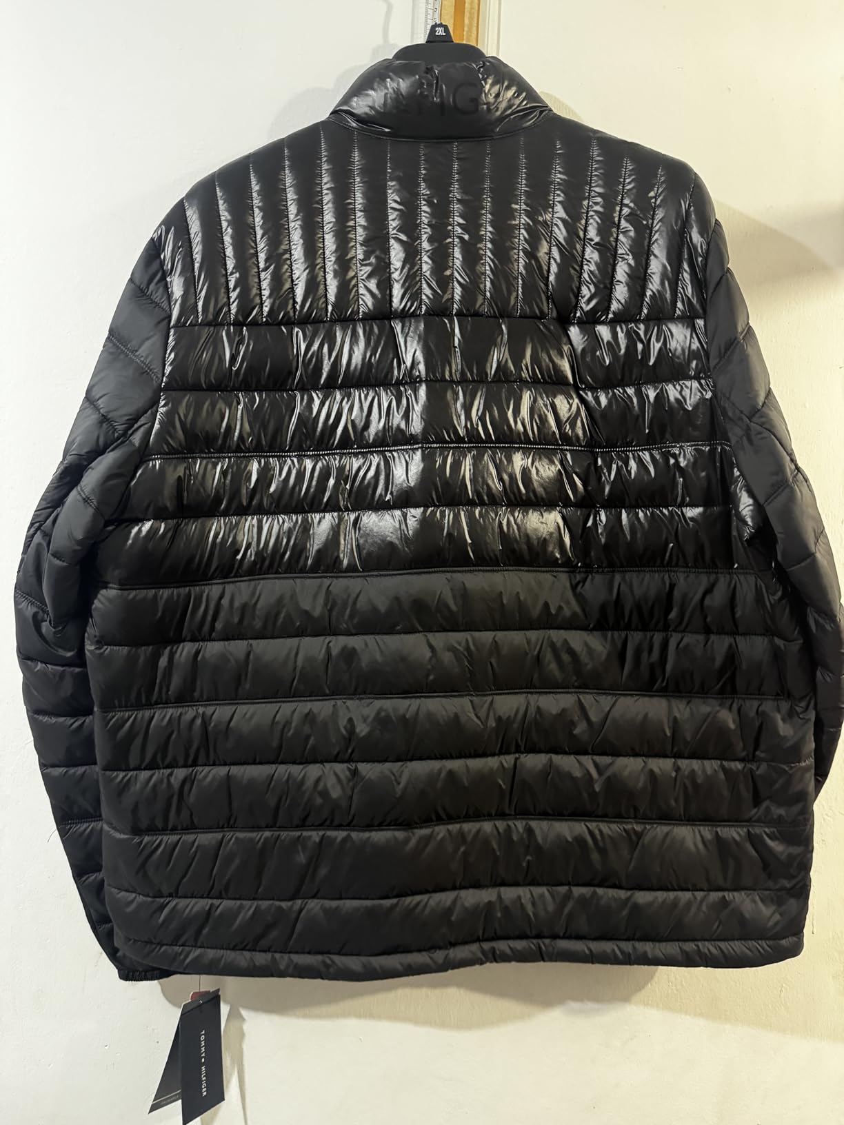 Mens Embroidered Logo Puffer Jacket Customer Review Mens Embroidered Logo Puffer Jacket - Customer Photo 2