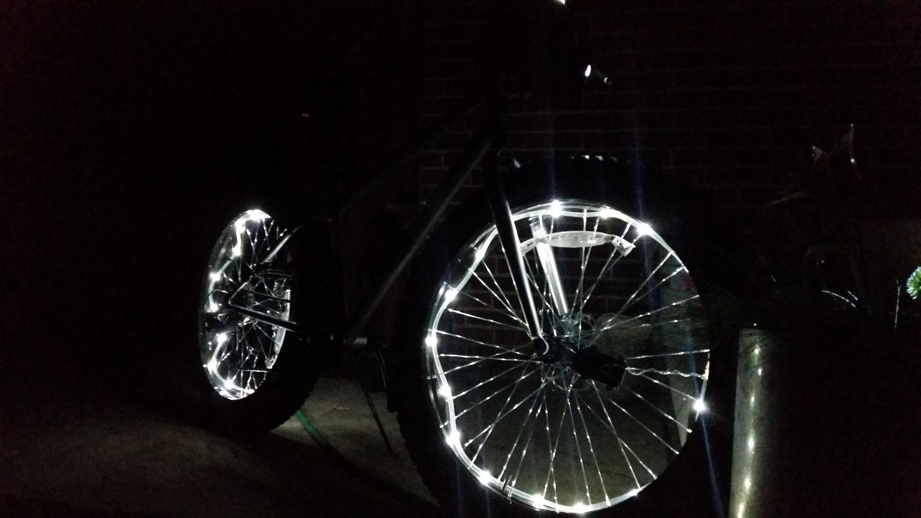 WheelBrightz LED Bike Wheel Lights - 2025 Edition with Superior Straps & LED-Weatherproof Shield! 14 Colors - Unmatched Durability, Visibility & 48+ Hours of Dazzling Illumination Customer Review WheelBrightz LED Bike Wheel Lights - 2025 Edition with Superior Straps & LED-Weatherproof Shield! 14 Colors - Unmatched Durability, Visibility & 48+ Hours of Dazzling Illumination - Customer Photo 2