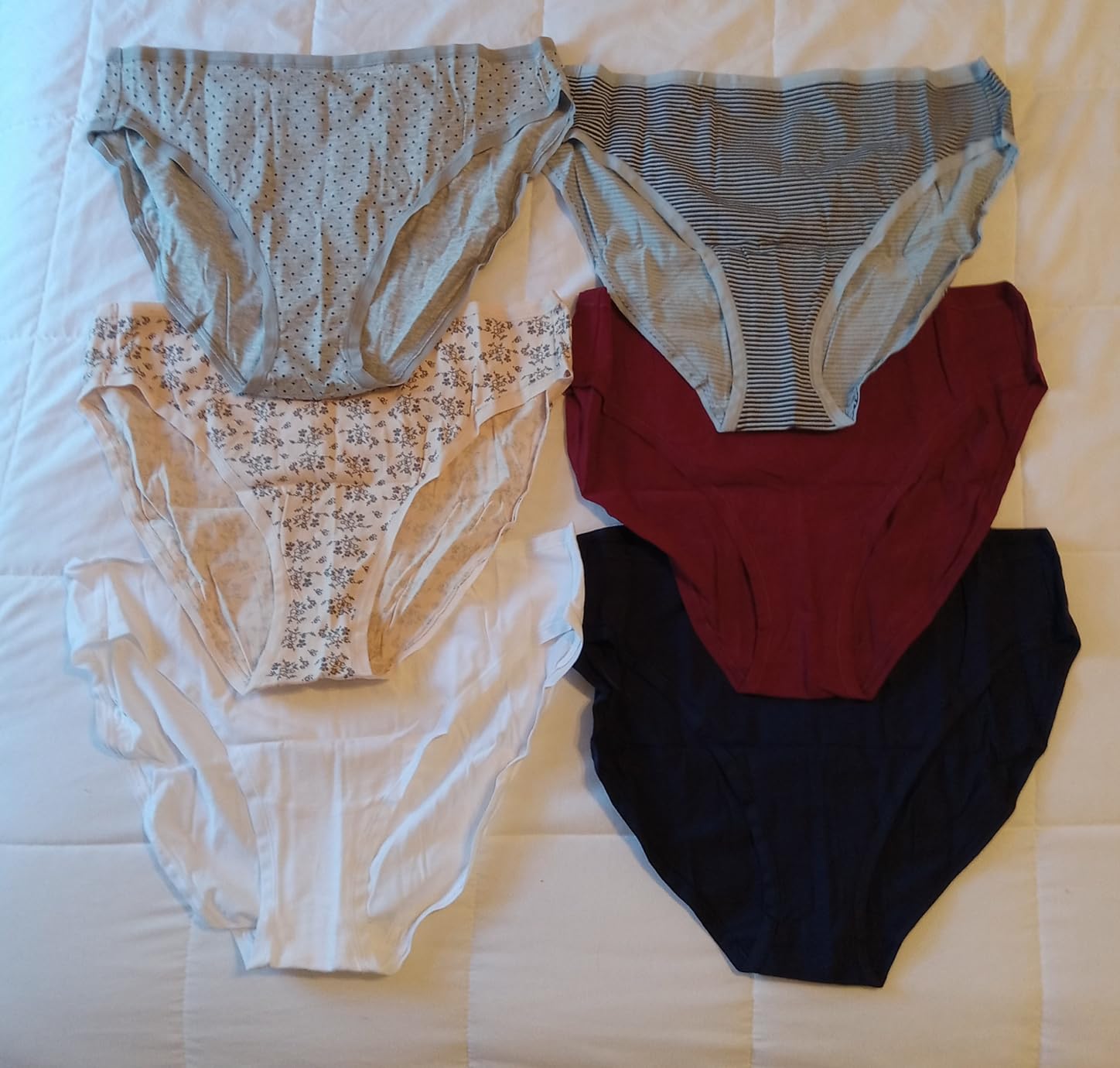 Amazon Essentials Women's Cotton High Leg Brief Underwear (Available in Plus Size), Breathable, Multipacks Customer Review Amazon Essentials Women's Cotton High Leg Brief Underwear (Available in Plus Size), Breathable, Multipacks - Customer Photo 2