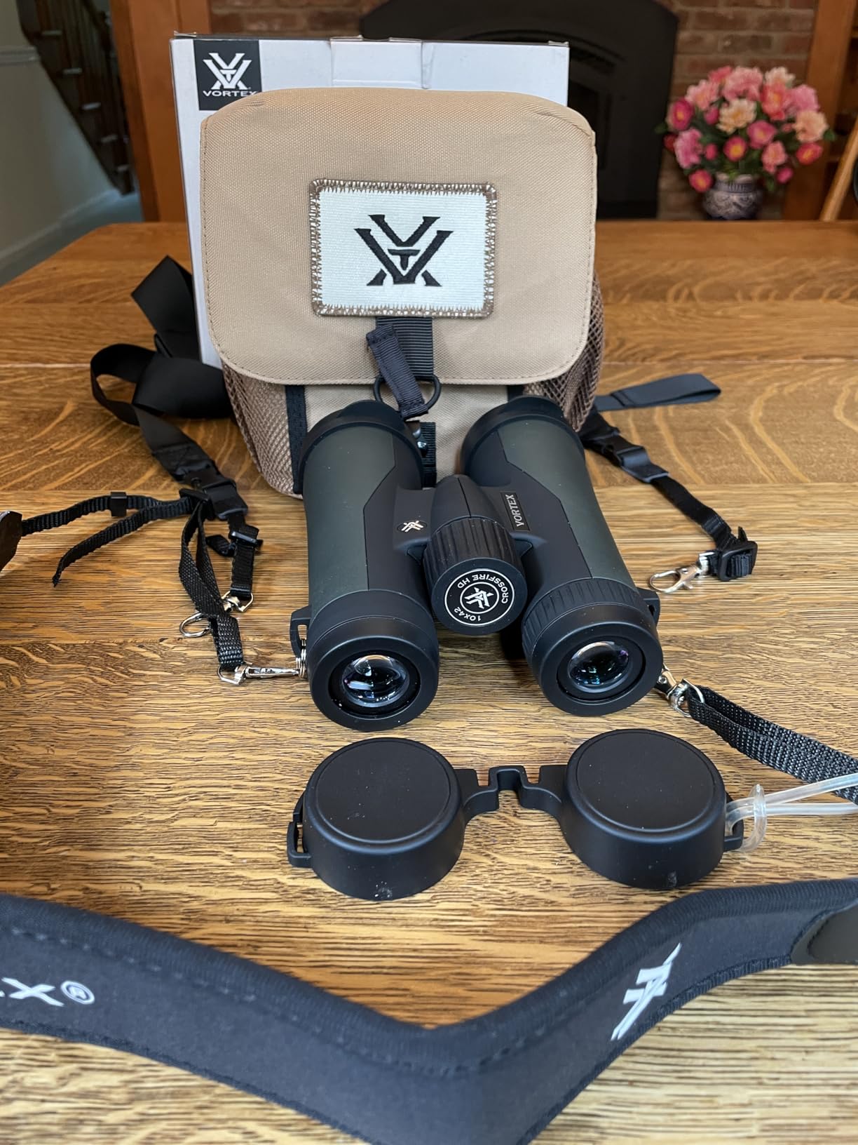 Vortex Optics Crossfire HD 8x42 Binoculars - HD Optical System, Tripod Adaptable, Rubber Armor, Waterproof, Fogproof, Shockproof, Included GlassPak - Unlimited, Unconditional Warranty Customer Review Vortex Optics Crossfire HD 8x42 Binoculars - HD Optical System, Tripod Adaptable, Rubber Armor, Waterproof, Fogproof, Shockproof, Included GlassPak - Unlimited, Unconditional Warranty - Customer Photo 1