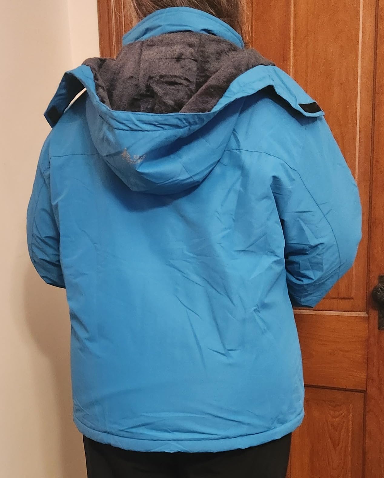 MOERDENG Women's Waterproof Ski Jacket Warm Winter Snow Coat Mountain Windbreaker Hooded Raincoat Jacket - Customer Photo 5