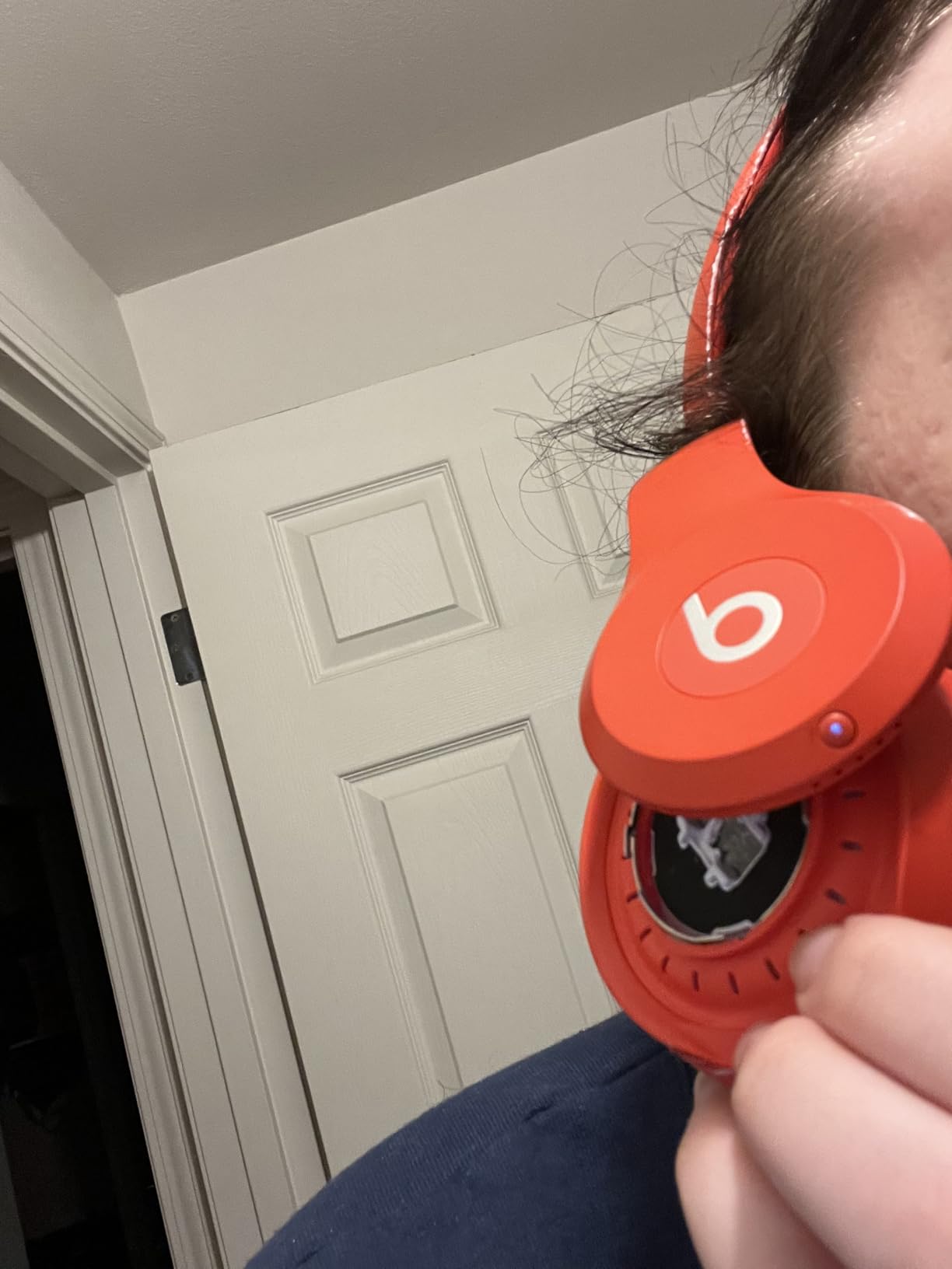 Beats Solo3 Wireless On-Ear Headphones - Apple W1 Headphone Chip, Class 1 Bluetooth, 40 Hours of Listening Time, Built-in Microphone - Red Customer Review Beats Solo3 Wireless On-Ear Headphones - Apple W1 Headphone Chip, Class 1 Bluetooth, 40 Hours of Listening Time, Built-in Microphone - Red - Customer Photo 1