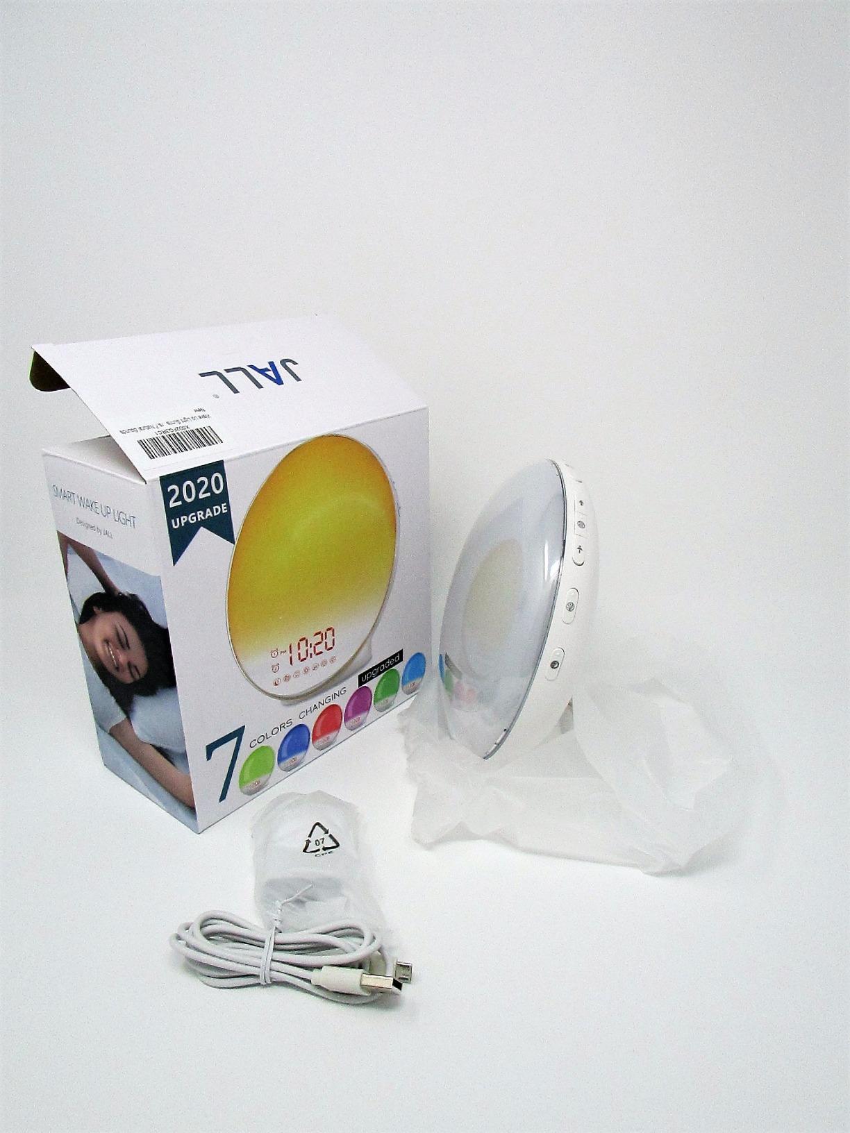 Wake Up Light Sunrise Alarm Clock for Kids, Heavy Sleepers, Bedroom, with Sunrise Simulation, Sleep Aid, Dual Alarms, FM Radio, Snooze, Nightlight, Daylight, 7 Colors, 7 Natural Sounds, Ideal for Gift Customer Review Wake Up Light Sunrise Alarm Clock for Kids, Heavy Sleepers, Bedroom, with Sunrise Simulation, Sleep Aid, Dual Alarms, FM Radio, Snooze, Nightlight, Daylight, 7 Colors, 7 Natural Sounds, Ideal for Gift - Customer Photo 2