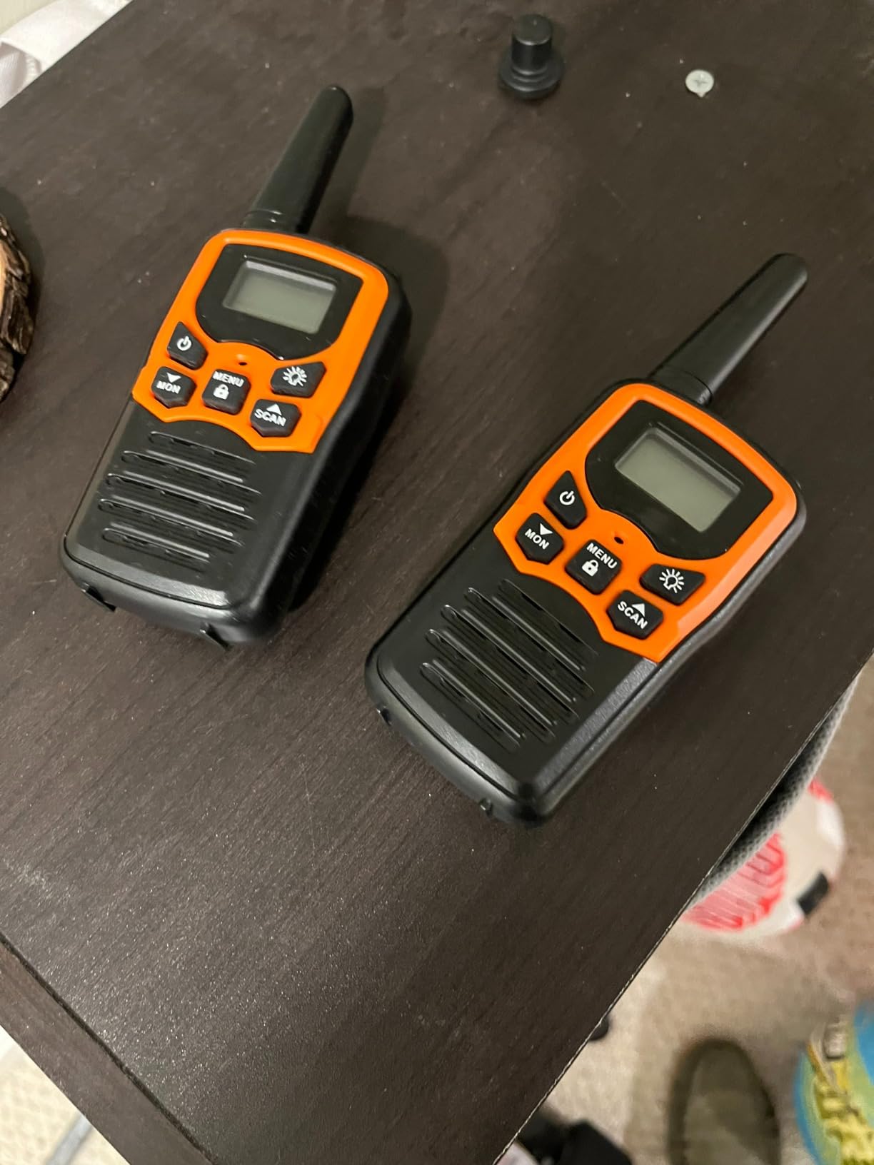Walkie Talkies, MOICO Long Range Walkie Talkies for Adults with 22 FRS Channels, Family Walkie Talkie with LED Flashlight VOX LCD Display for Hiking Camping Trip (Orange 2 Pack) Customer Review Walkie Talkies, MOICO Long Range Walkie Talkies for Adults with 22 FRS Channels, Family Walkie Talkie with LED Flashlight VOX LCD Display for Hiking Camping Trip (Orange 2 Pack) - Customer Photo 5