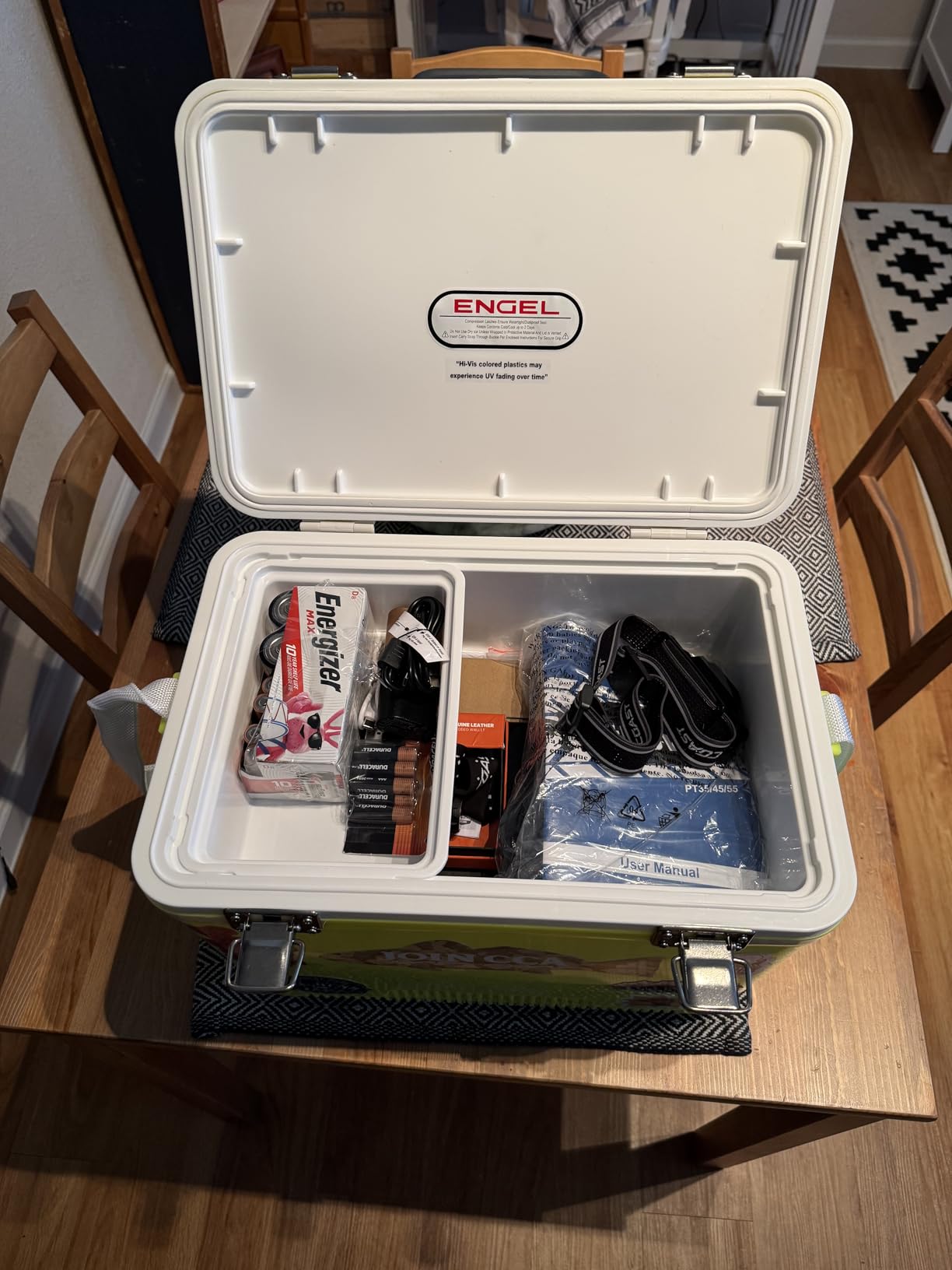 Engel 19qt Leak-Proof, Air Tight, Drybox Cooler and Small Hard Shell Lunchbox for Men and Women Customer Review Engel 19qt Leak-Proof, Air Tight, Drybox Cooler and Small Hard Shell Lunchbox for Men and Women - Customer Photo 5