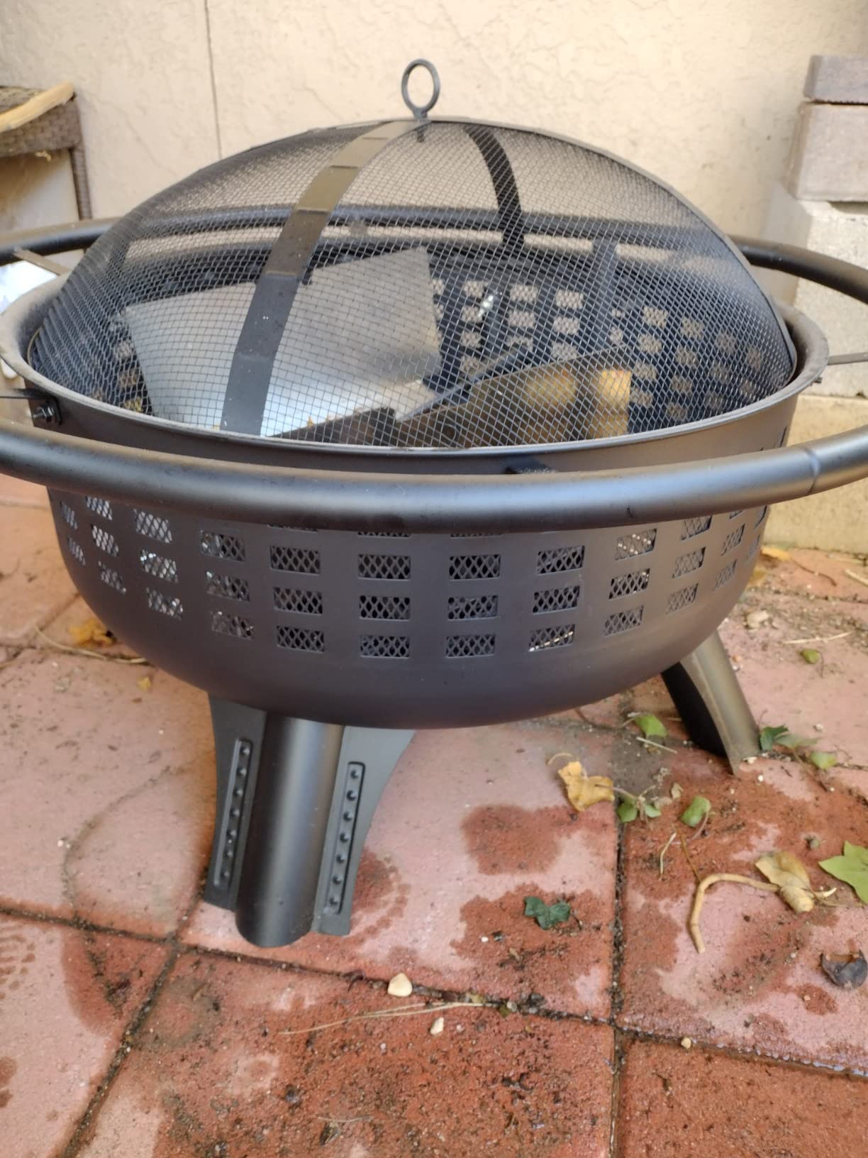 Hykolity 2 in 1 Fire Pit with Grill, Large 31 Hykolity 2 in 1 Fire Pit with Grill, Large 31
