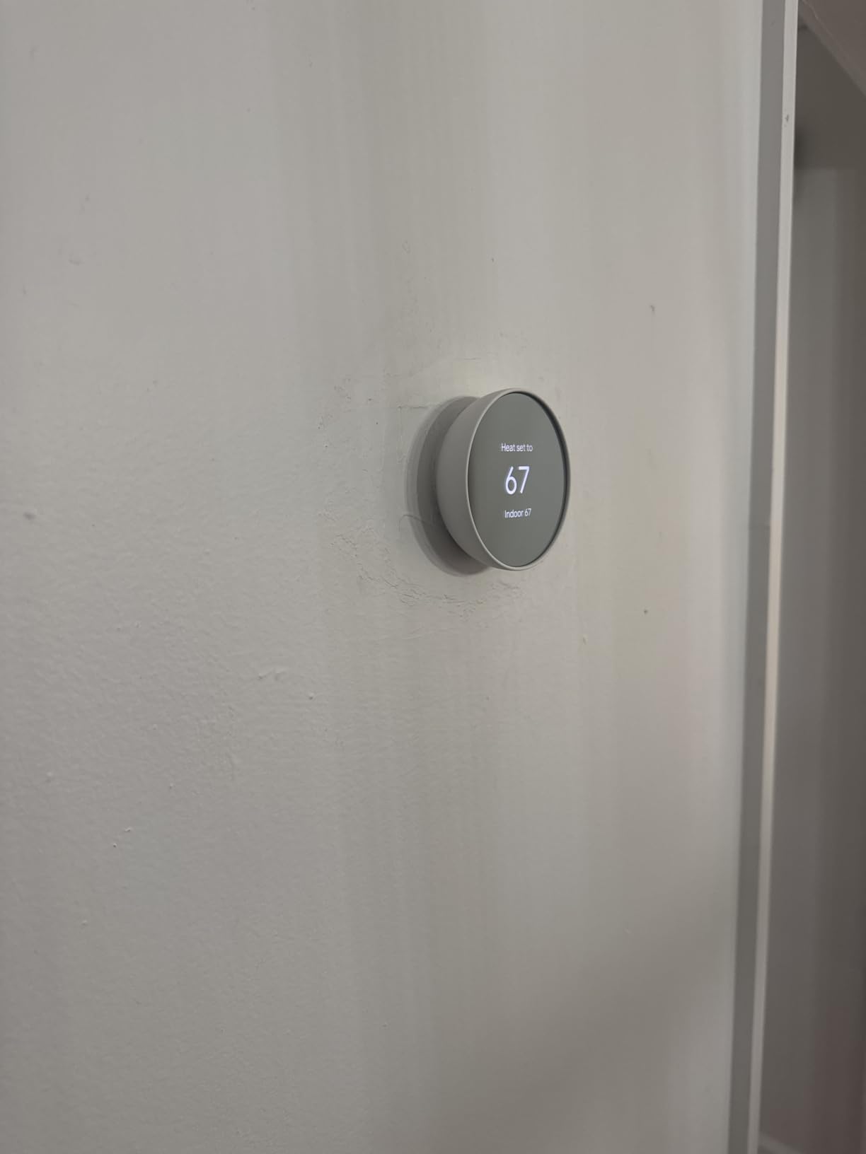 Google Nest Thermostat - Smart Thermostat for Home - Programmable Wifi Thermostat - Snow Customer Review Google Nest Thermostat - Smart Thermostat for Home - Programmable Wifi Thermostat - Snow - Customer Photo 2