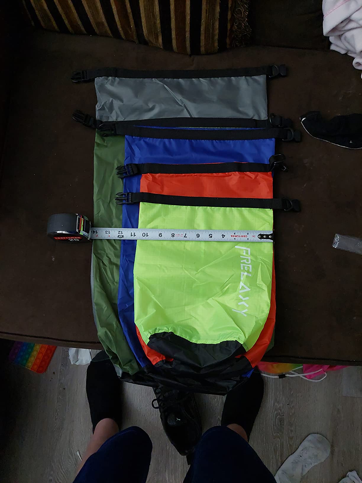 Frelaxy Dry Bag 3-Pack/5-Pack, Ultralight Dry Sack, Outdoor Bags Keep Gear Dry for Hiking, Backpacking, Kayaking, Camping, Swimming, Boating Customer Review Frelaxy Dry Bag 3-Pack/5-Pack, Ultralight Dry Sack, Outdoor Bags Keep Gear Dry for Hiking, Backpacking, Kayaking, Camping, Swimming, Boating - Customer Photo 5