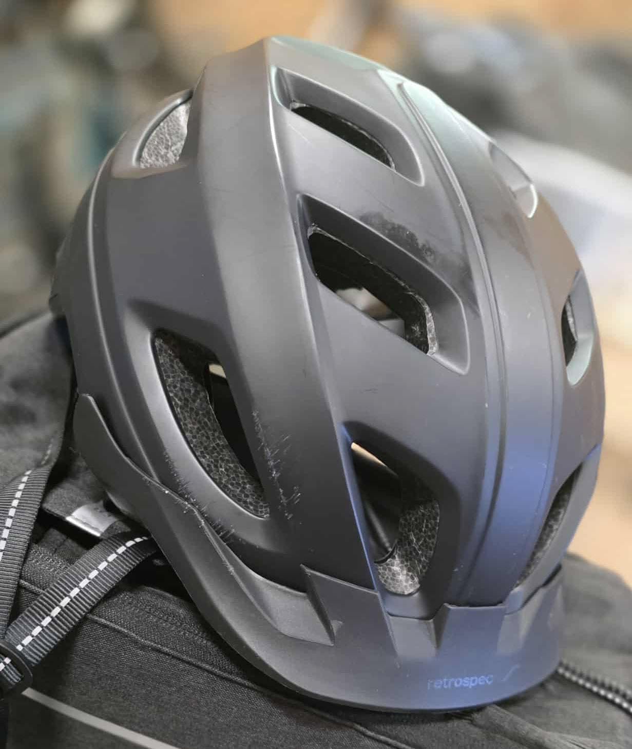 Retrospec Lennon Bike Helmet with LED Safety Light Adjustable Dial & Removable Visor Customer Review Retrospec Lennon Bike Helmet with LED Safety Light Adjustable Dial & Removable Visor - Customer Photo 1